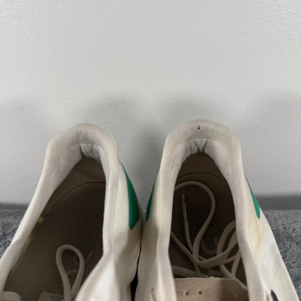 On Running Cloudboom Echo Shoes Mens 9 White Green Helion CloudTec Sneaker
